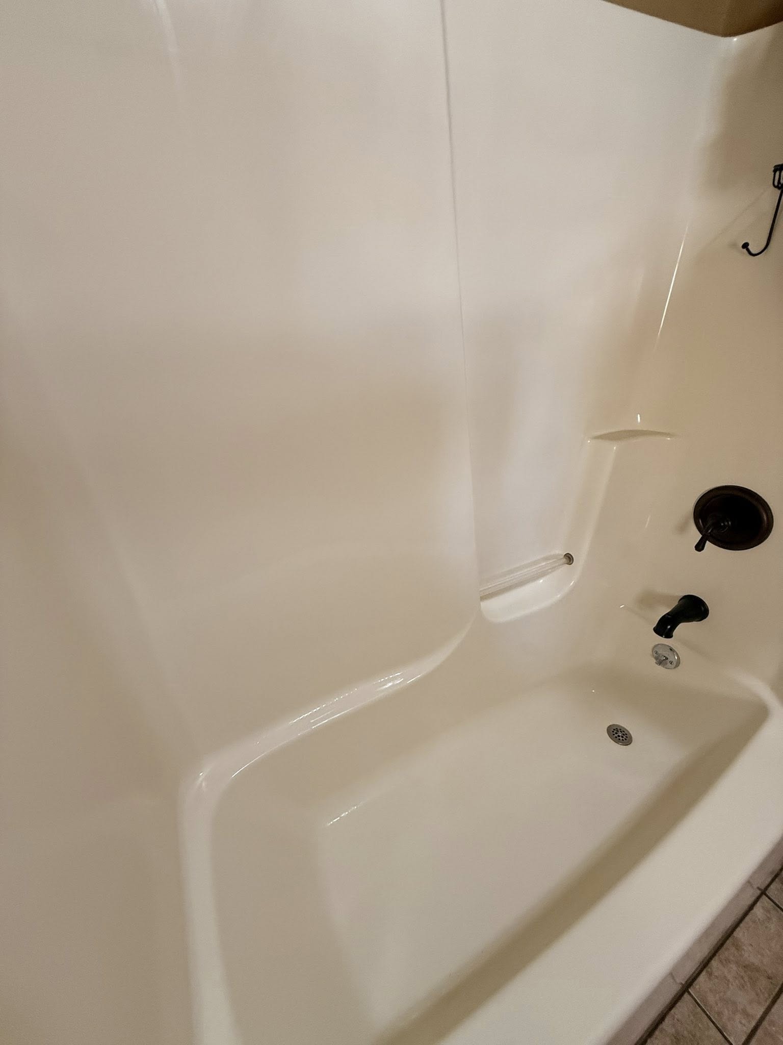 Shower cleaning results